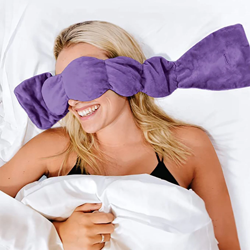 

Blanket Weighted Sleep Mask For Side sleep Eye Pillow Gravity Gentle Pressure Sleep Mask Blindfold Eyepatch Cooling Eye Mask