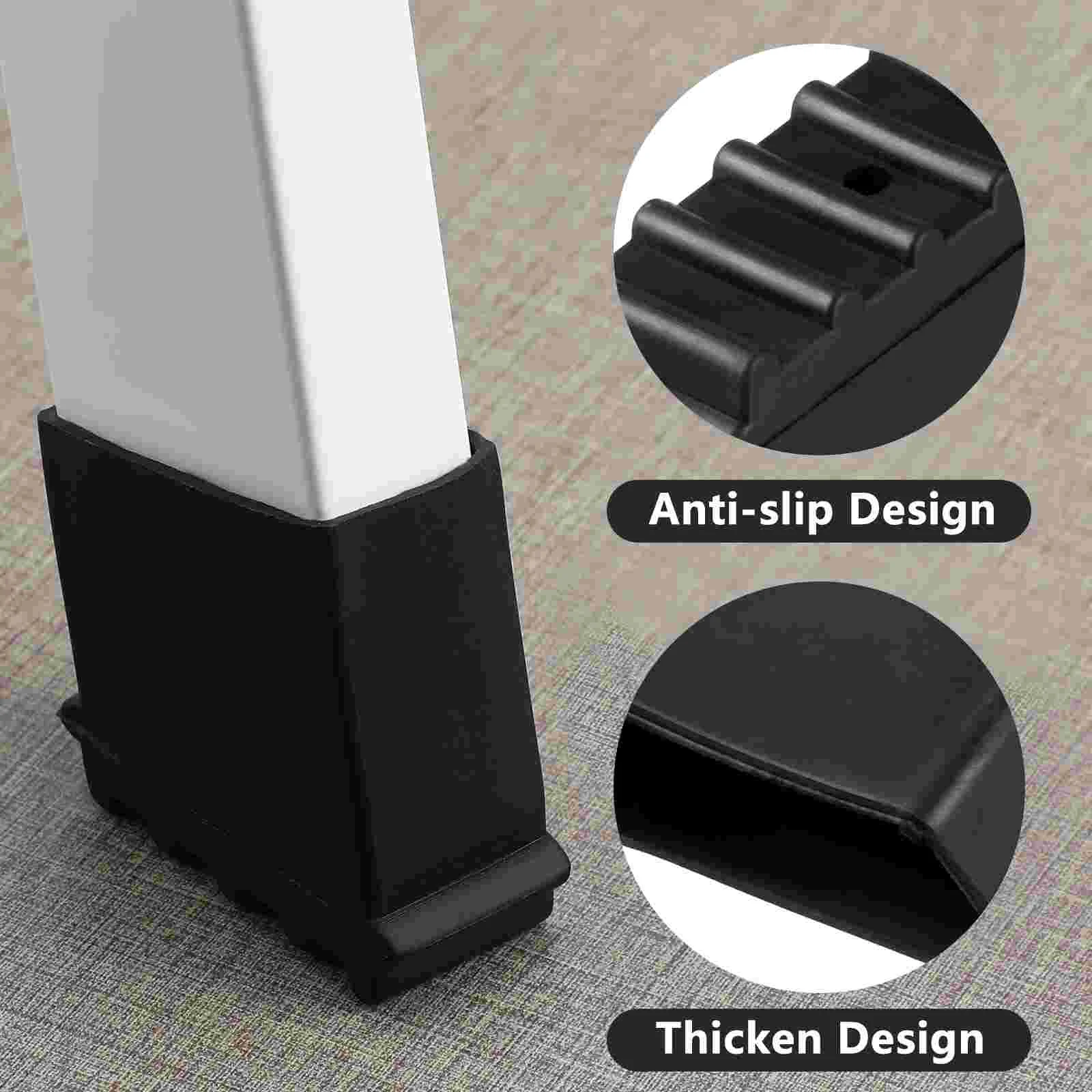 4 Pcs Non Rubber Feet Covers for Folding Ladder Protector Pads Wear Resistant Safe Anti Engineering Ladder