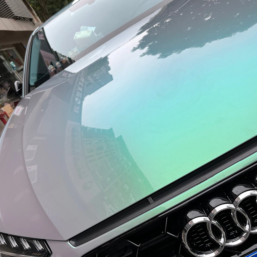 Green Stretchable Removable Easy to Install Car Wrap PPF Auto Vinyl Premium TPU