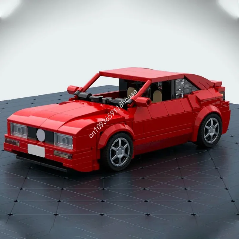 

368 деталей MOC Volkswagen Corrado City Champions: Суперкар, конструктор, развивающая STEM-игрушка, рождественский подарок