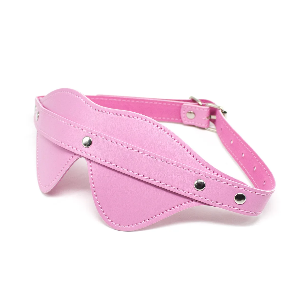

Sexy Leather Blindfold Stud Eye Mask Flirt Sexy Eye Mask Sleep Costume Party Cat Eye Party Club Coslay Mystery