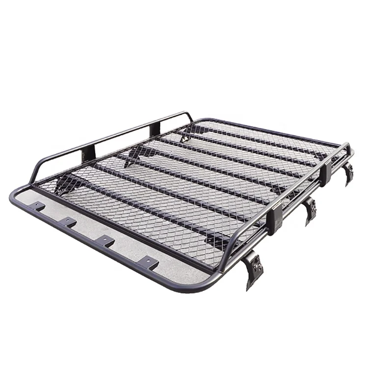 

Universal Cargo Carrier Luggage Rack Aluminum Bracket STEEL Roof Rack for LC80