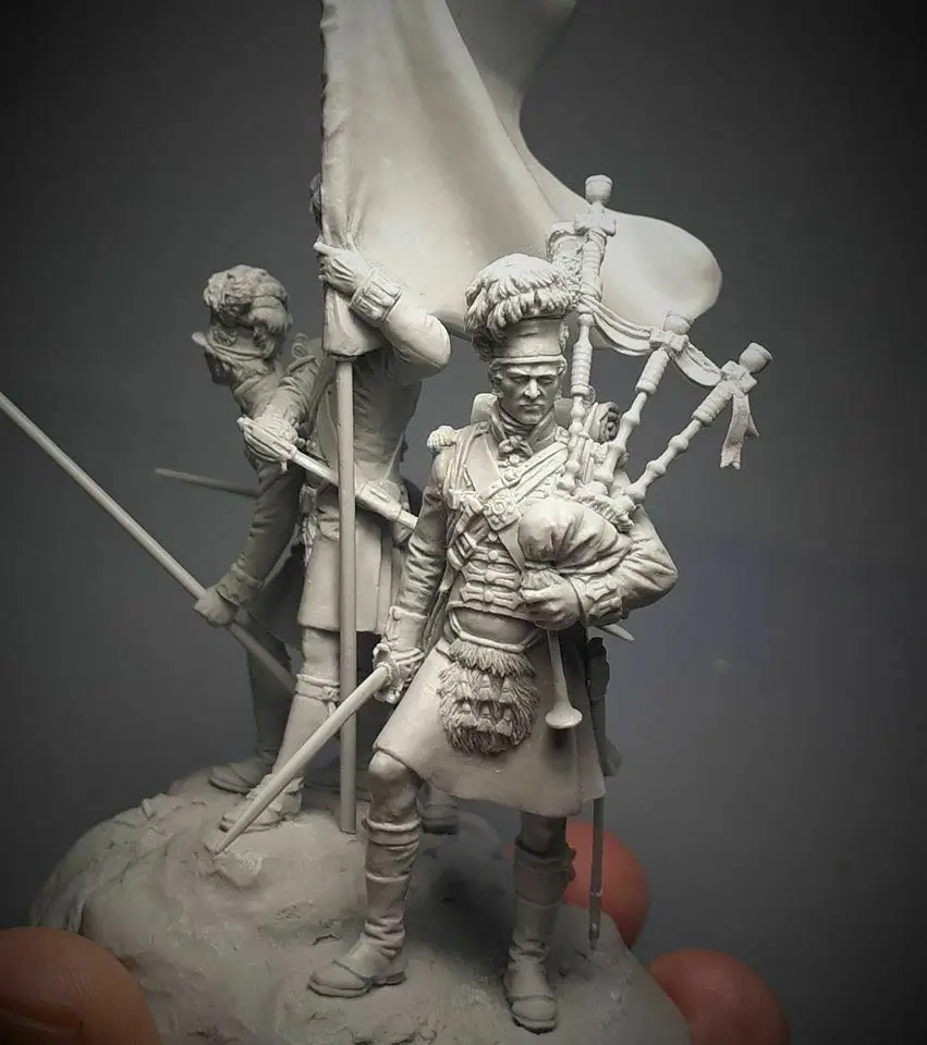 

54mm Resin Model Figure GK， Unassembled and unpainted kit
