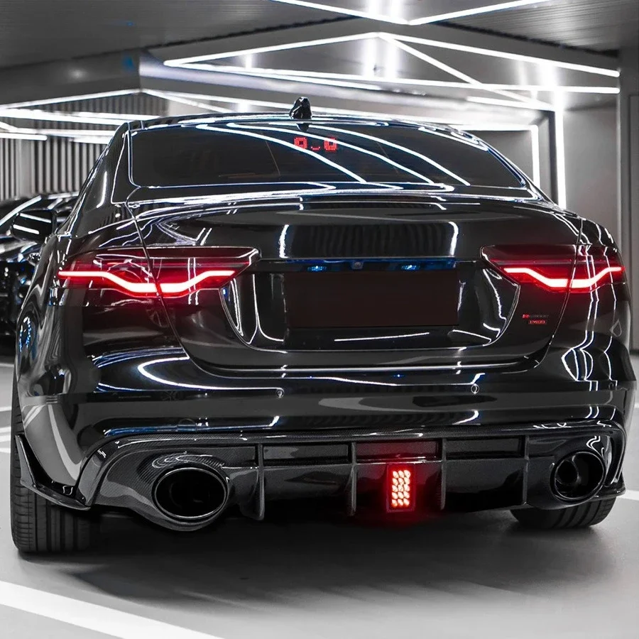 

Suitable For 21-23 Jaguar XF Modified RS Carbon Fiber Rear Lip XFL Rear Spoiler Small Surround Tail Throat Accessories