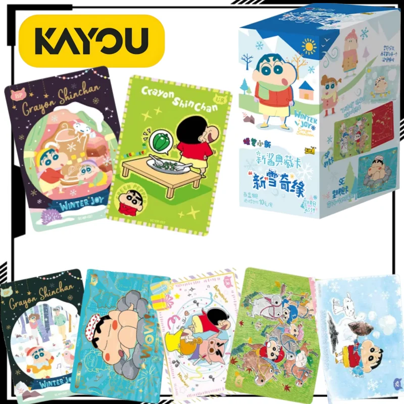 

KAYOU Crayon Boy Shin C-Chan Eye-catching Bag Series.5 Crayon Boy Shin C-Chan Collectible Card Anime Merchandise Holiday Gift