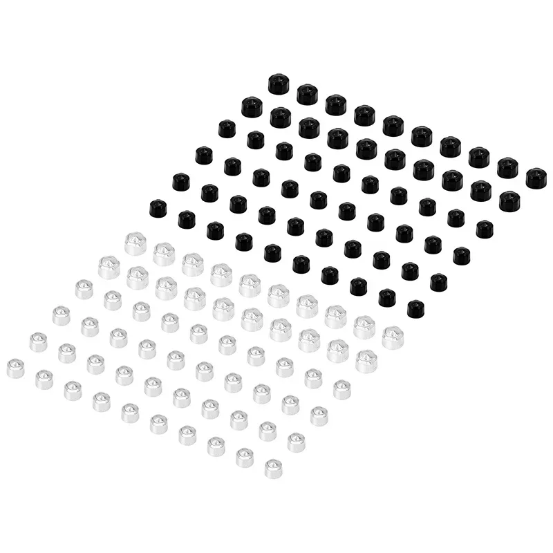 Couvercle de Protection noir/Chrome pour boulon de moteur de moto, 60 pièces, pour Harley Softail 18-21 Touring Road Electra Glide 17-2021