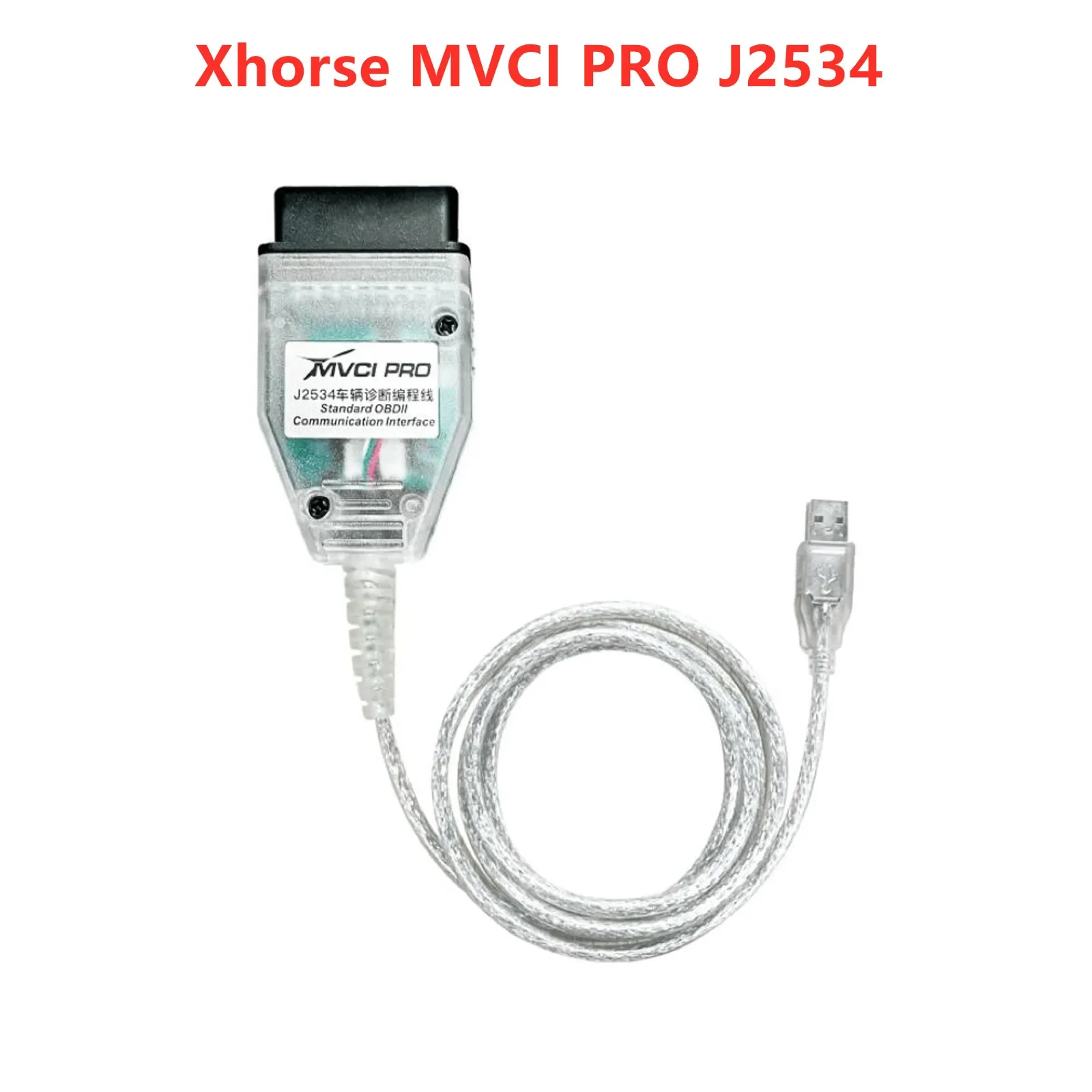 Best Xhorse MVCI PRO J2534 Vehicle Diagnostic Programming Cable for O-DIS/ Fo-rd Maz-da ID-S/ H-DS/ TI-S/ SU-BARU