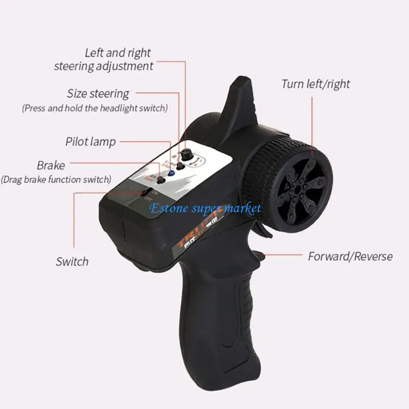 

090B Battery Powered 1/16 Scale 4WD Crawler Remote Control Car For Rough Terrains