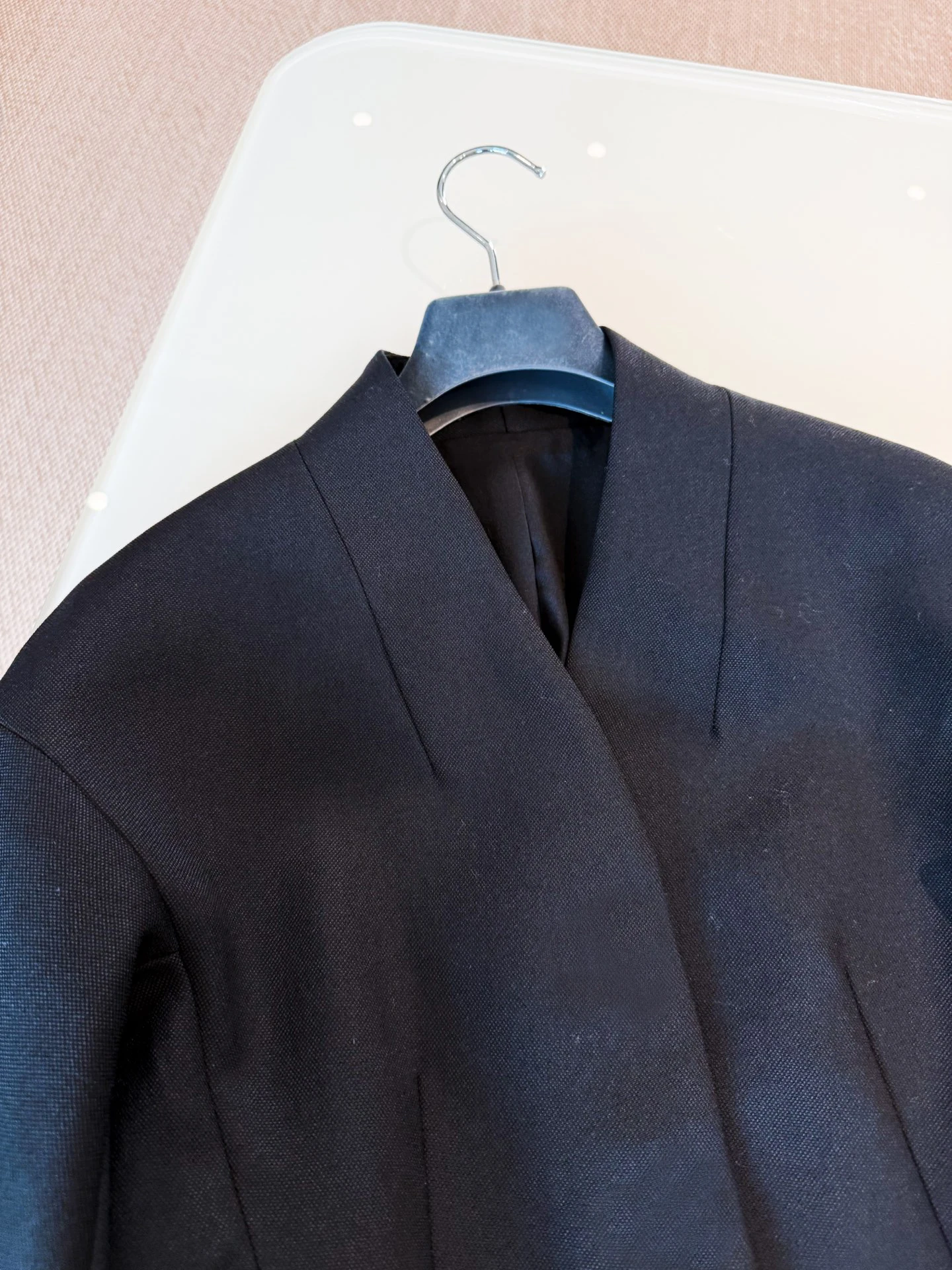 FWRD Simple And Versatile Black Jacket Black Simple Suit Jacket Black Wool Fashion Jacket #FWRD0057