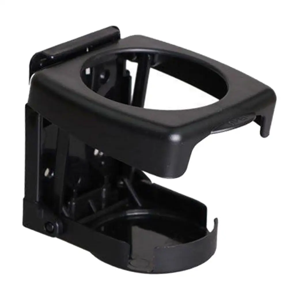 Folding Cup Holder ABS Plastic Car Coffee Cup Stand Adjustable Beverage Holder for Truck RV Boat Mounting Screws Included