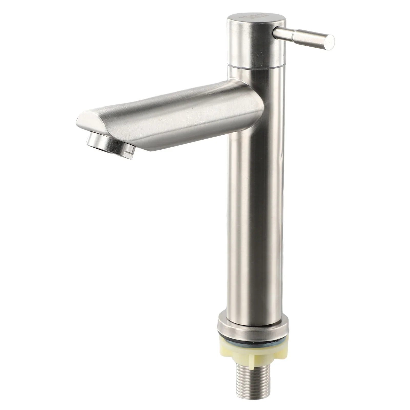 

1pc Wash Basin Single Cold Sink Faucet Kitchen Sink Water Faucet 304 Stainless Steel Bathroom Counter Basin accessories