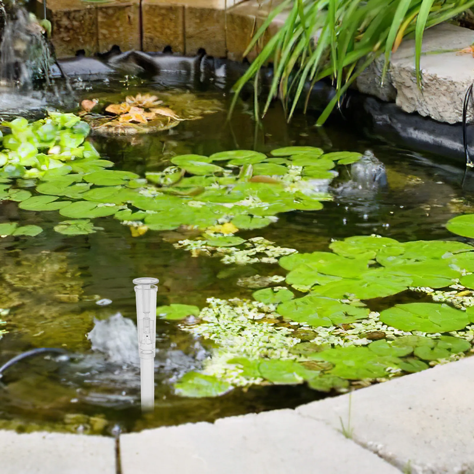 2Pcs Fountain Nozzle Adjustable Water Fountain Spray Head Replacement for Garden Pond Outdoor Pond Sprinkler Water Feature