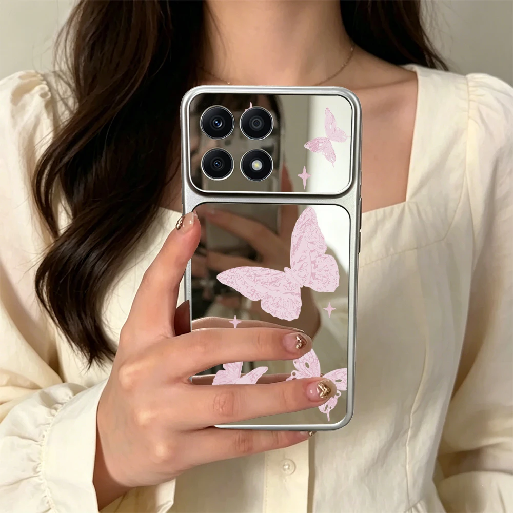 Makeup Plus Beauty - غطاء هاتف بمرآة للمكياج لهواتف هونر