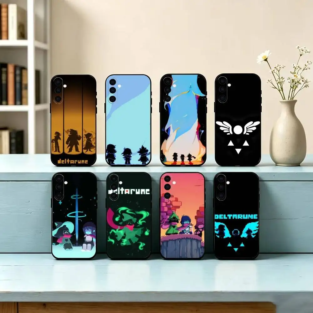 D-Deltarune Ralsei Phone Case For Samsung Galaxy A73,A72,A71,A70,A53,A52,A51,Others Soft Black Cover