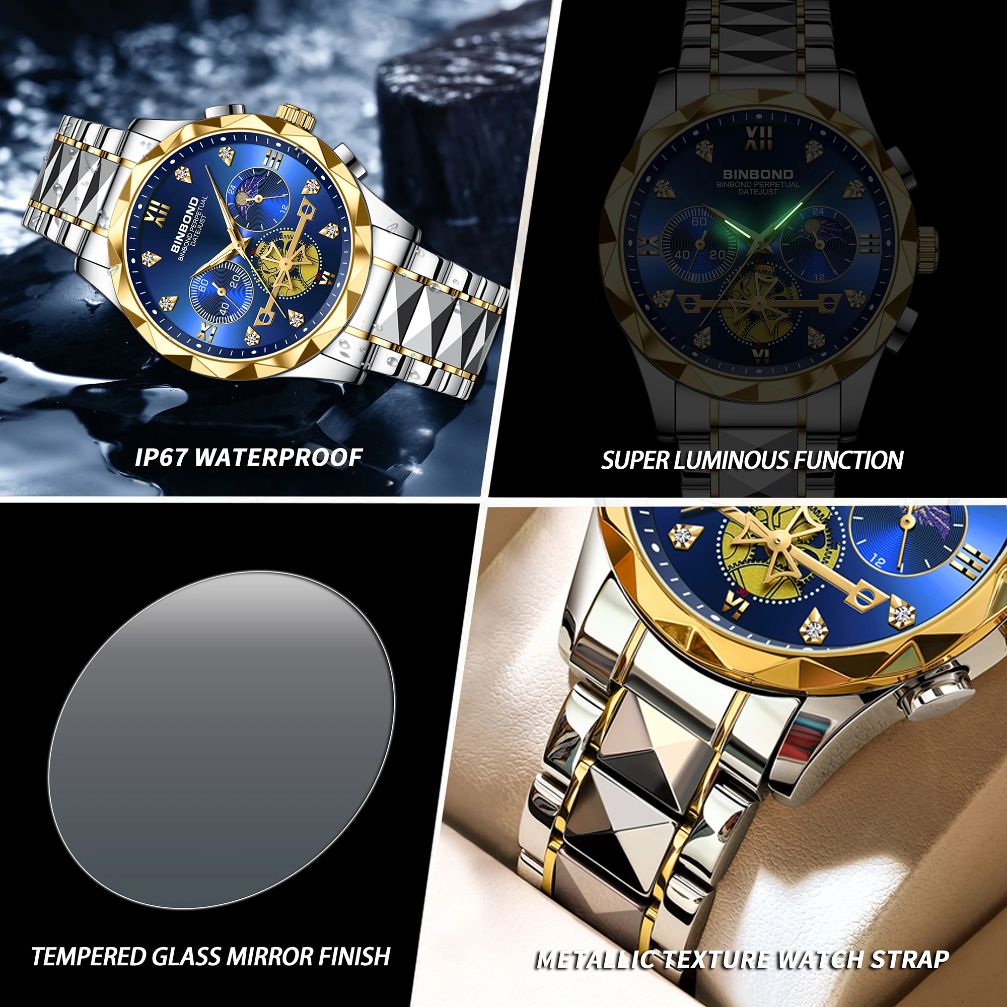 Men's Luxury Waterproof Accurate Quartz Watch