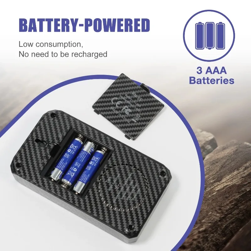 مراقبة رادون LifeBasis 0-500 PCi/L المدى B-at-tery - كاشف رادون محمول احترافي محمول Ho-me