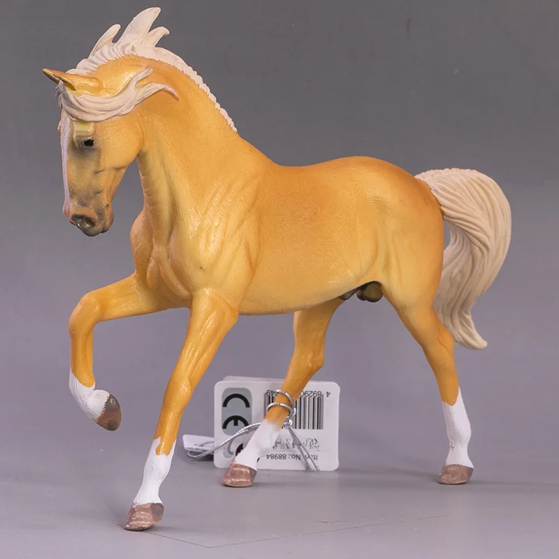 2023 CollectA Horse Country Farm Animals Andalusian Stallion Palomino 1:20 PVC Figure Model Toys for Boys and Girls #88984