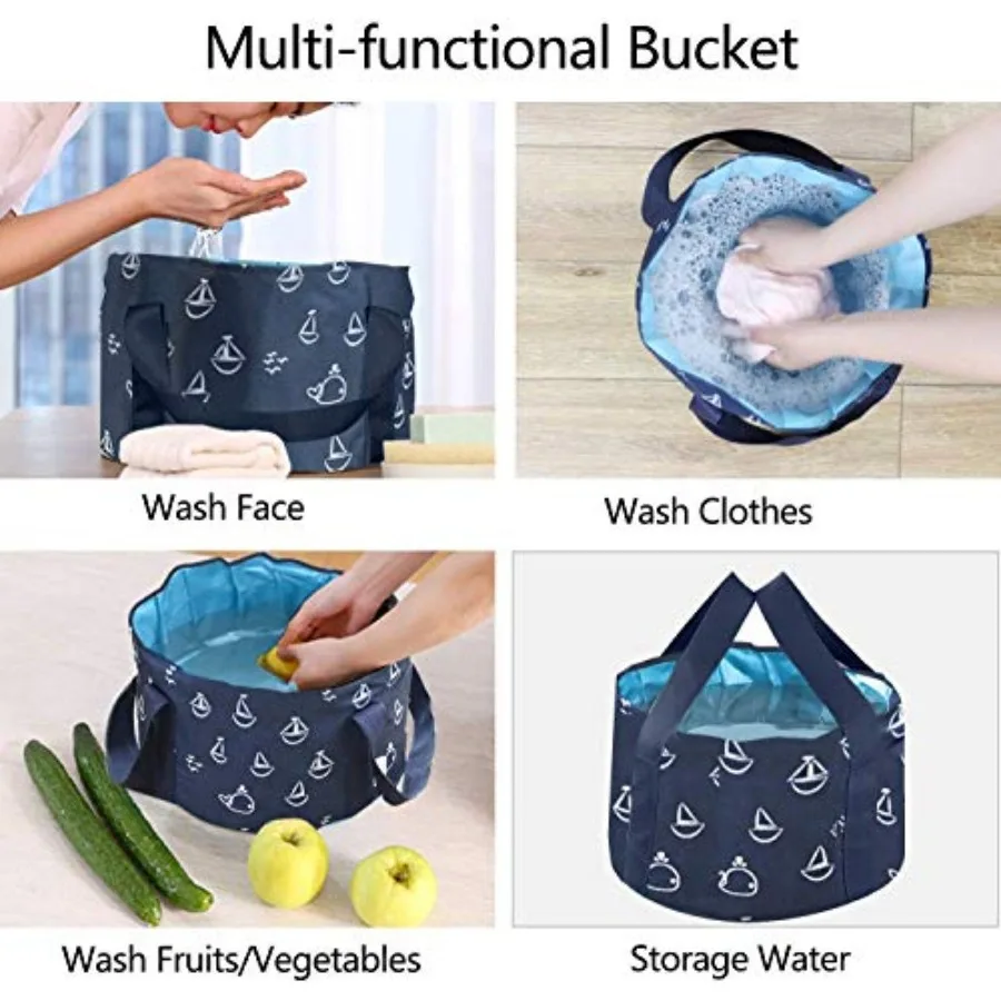 Collapsible Bucket for Soaking Feet, Portable Travel Foot Bath Tub, Foot Soaking Bath Basin Portable, Foot Spa Soaking Feet Hom - view 3