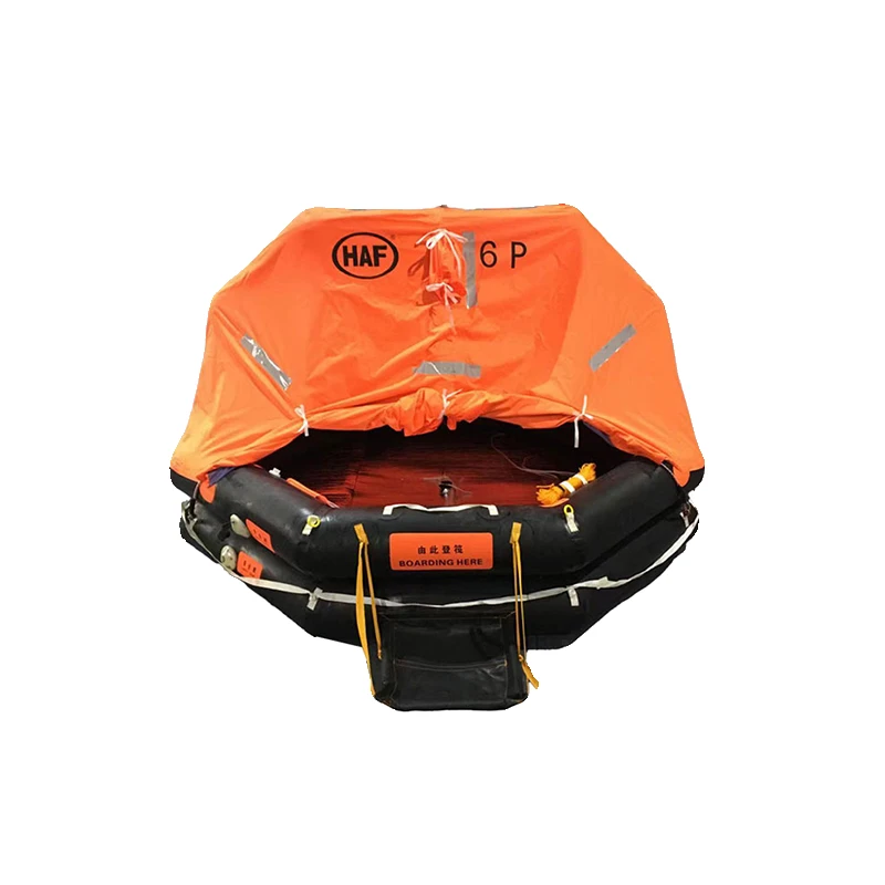 

Y Life rafts can be suspended, automatically inflated, self centering, rescue boats, rafts, marine emergency release rafts