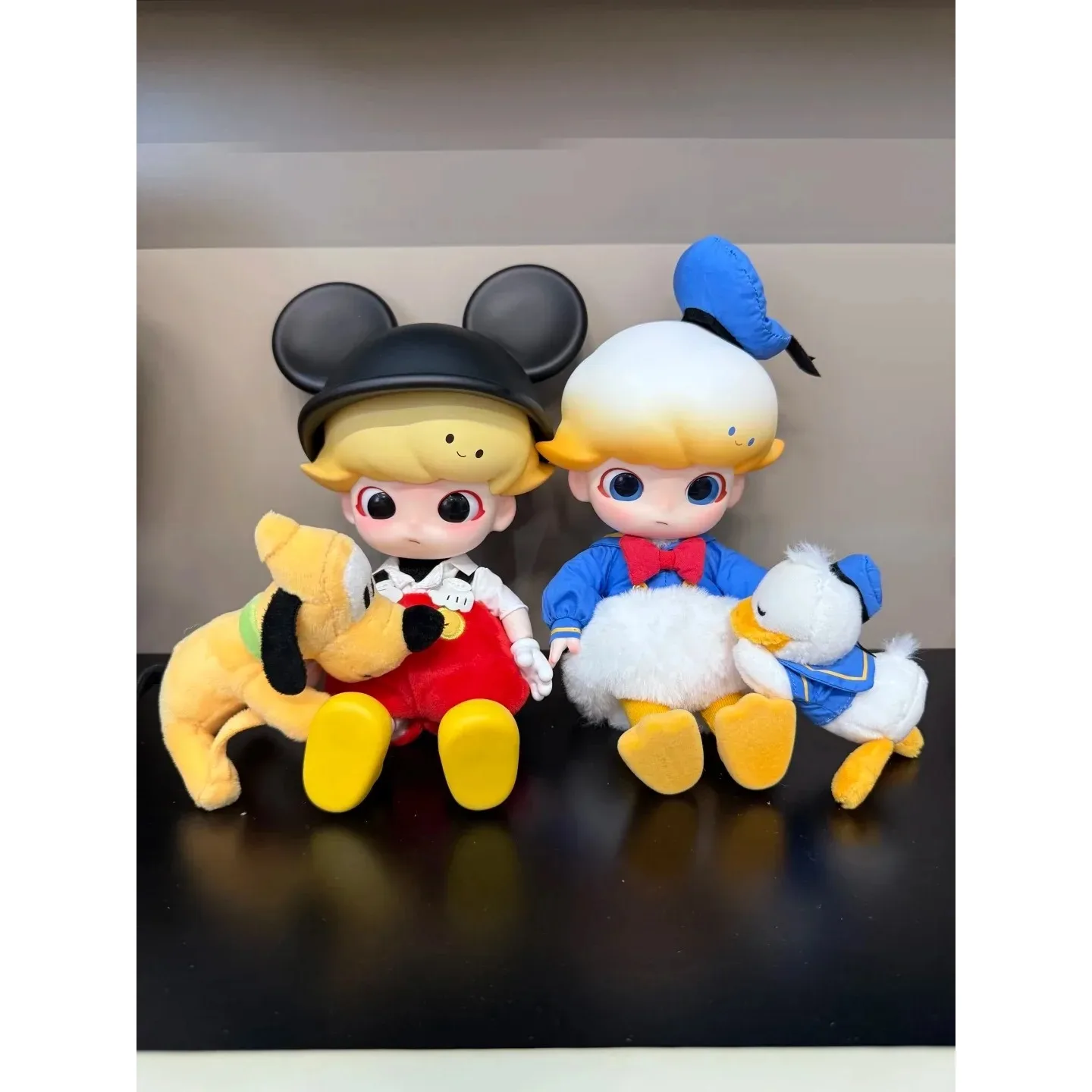 

Popmart DIMOO Дональд Дак и Микки 1/8 Фигурки Модная слепая коробка игрушки Фигурка Heartbeat Коллекция игрушек в подарок