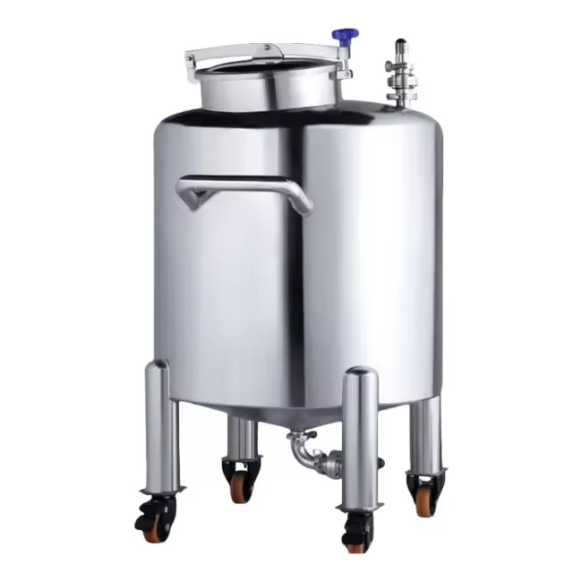 100% Leakage Proof Safe Full Sealed Type Water Tank Storage Equipment Stainless Steel Olive Oil Fuel Storage Tank Sanitary Grade