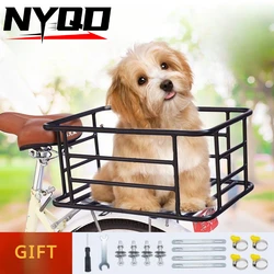 Motorcycle Electric Bicycle Rear Box Rear Mountain Bike Bag Basket for Puppy Basket Fixed Rack Bracket Trunk