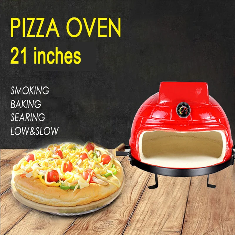 

Ceramic Pizza Stove 21 Inch Tabletop Ceramic Outdoor Pizza Stove