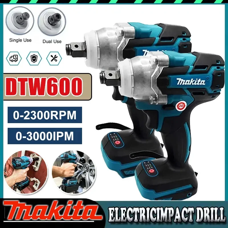 

Аккумуляторная дрель-шуруповерт Makita DTW600, бесщеточный электрический шуруповерт, совместимый с аккумулятором Makita 18В.
