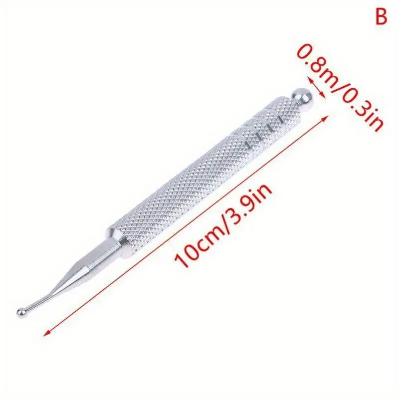 1Pcs Acupuncture Point Probe Stainless Steel Auricular Point Pen Beauty Ear Reflex Zone Massage Needle Detection Health Care