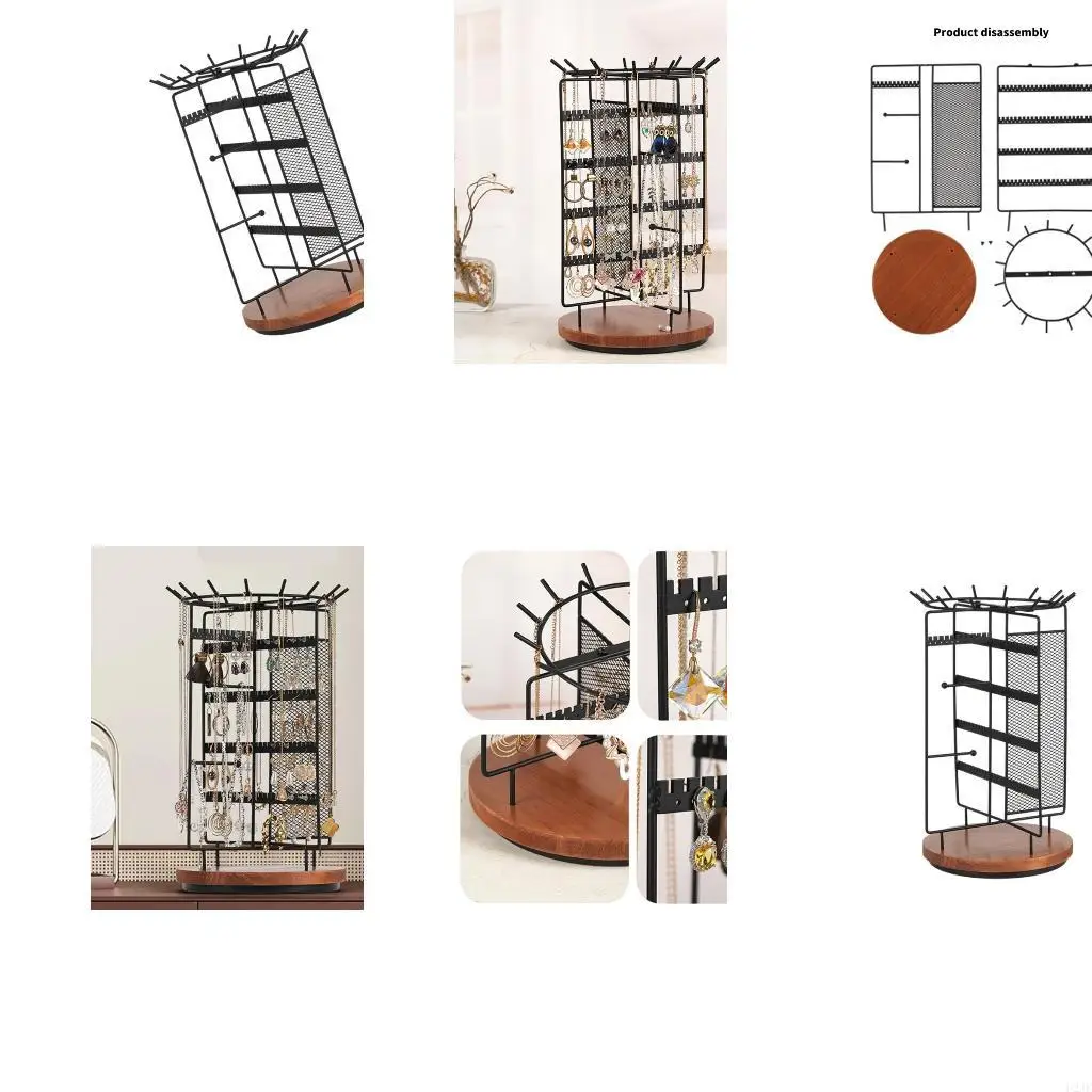 

Компактная стойка для хранения ювелирных изделий для коллекции сережек и ожерелий