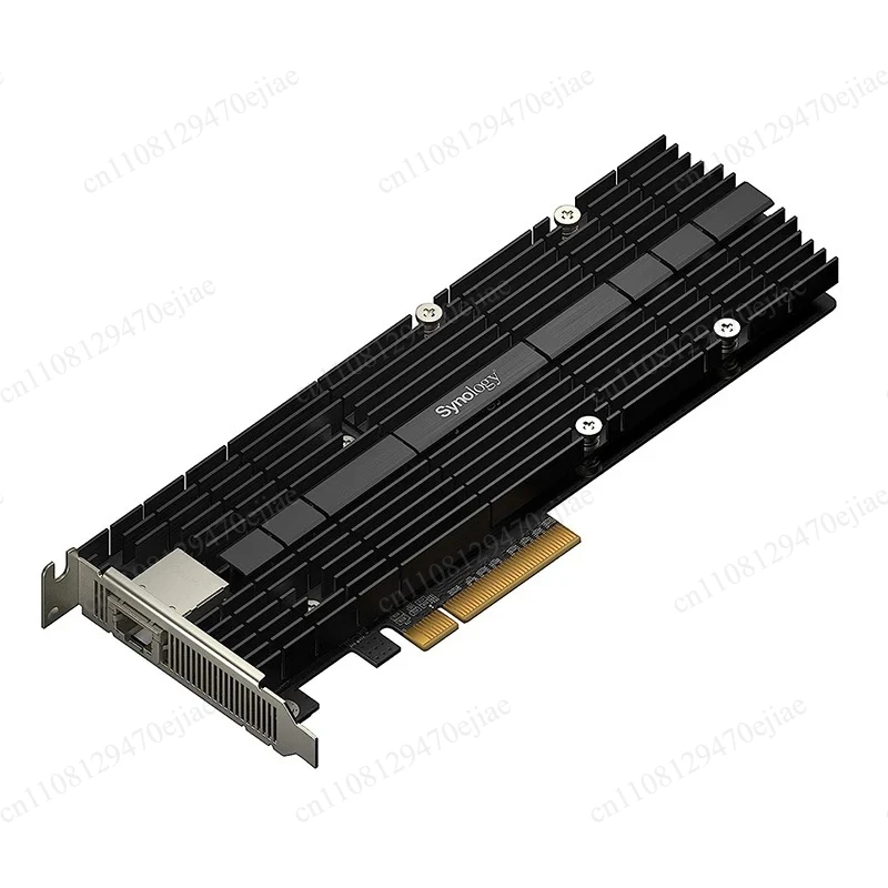 Synology E10M20-T1 10GbE & M.2 NVMe SSD Adapter Card, PCIe 3.0 x8 Expansion for NAS, Dual 2280/22110 Cache Slots