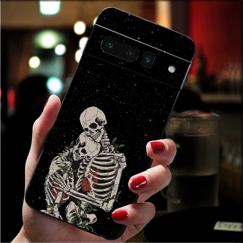 

Skeleton Art Phone Case For Google Pixel 10 9 Pro XL 9A 8 7 6 Pro Pixel 8A 7A 6A Pixel 8 7 6 5 Case