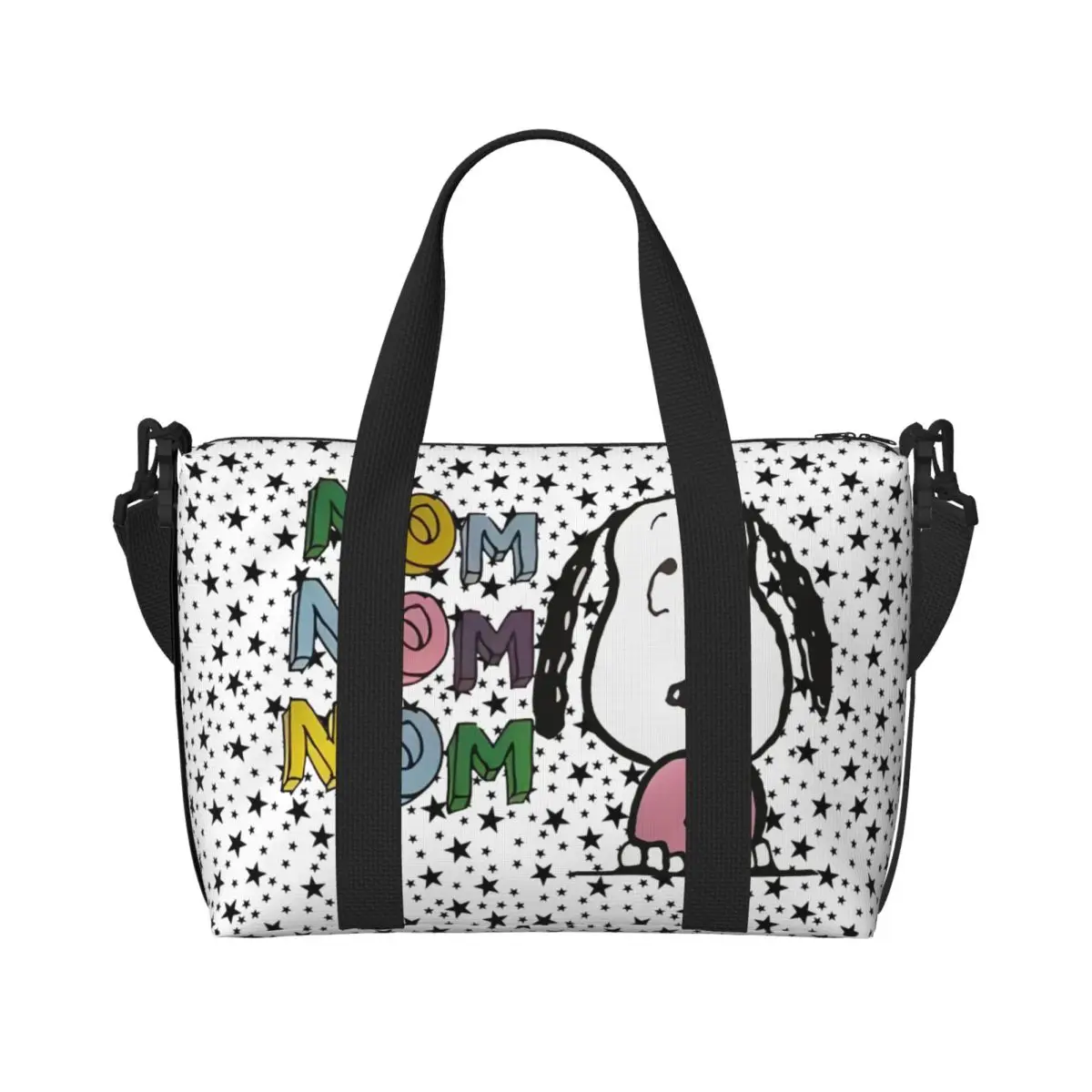 

Изготовленная на заказ сумка-тоут из фильма S-Snoopys для женщин, большая вместительная модная пляжная дорожная сумка с принтом для спортзала