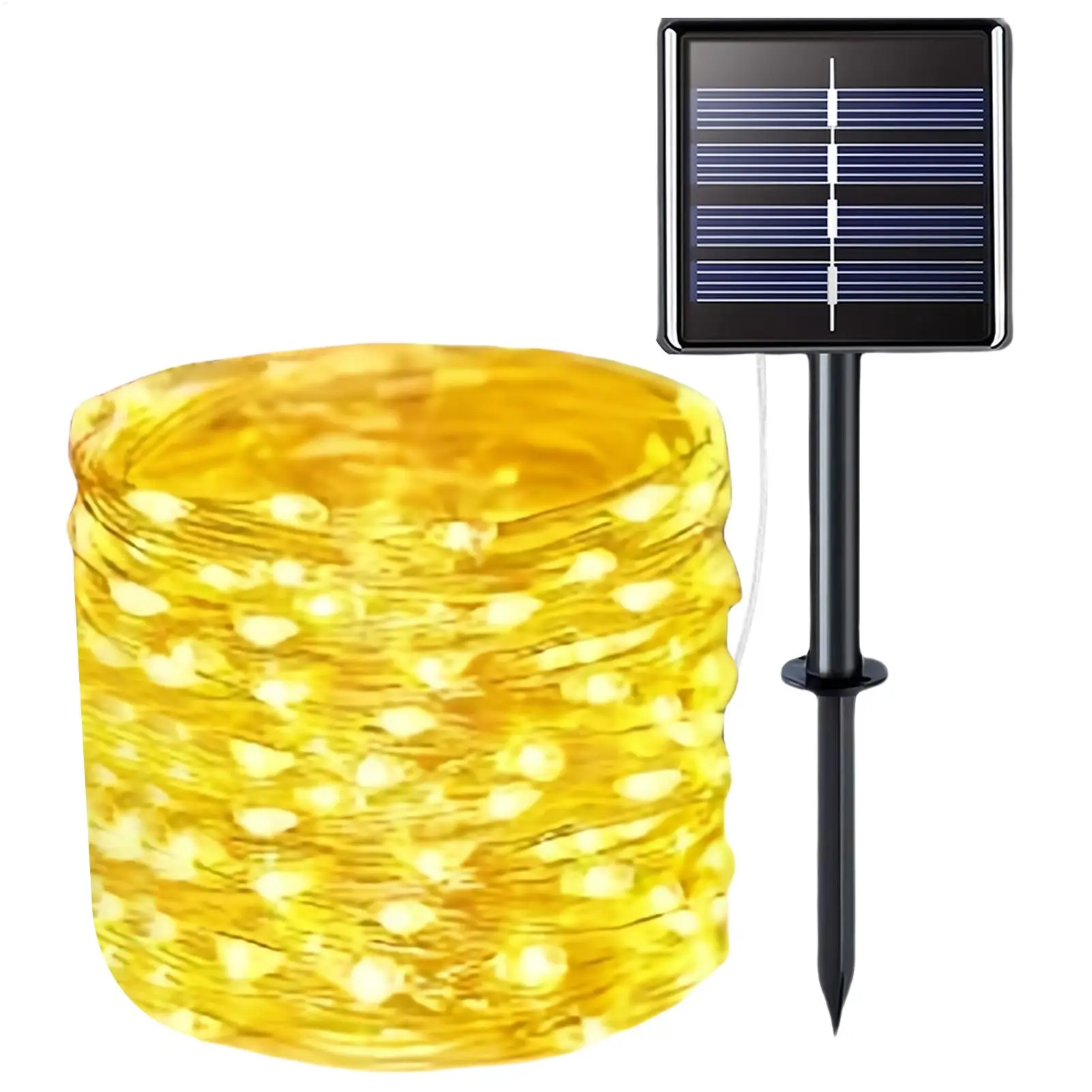 

Solar String Lights Outdoor Waterproof Solar LED String Lights for Outdoor Ambient Lighting Christmas Decorations for Garden