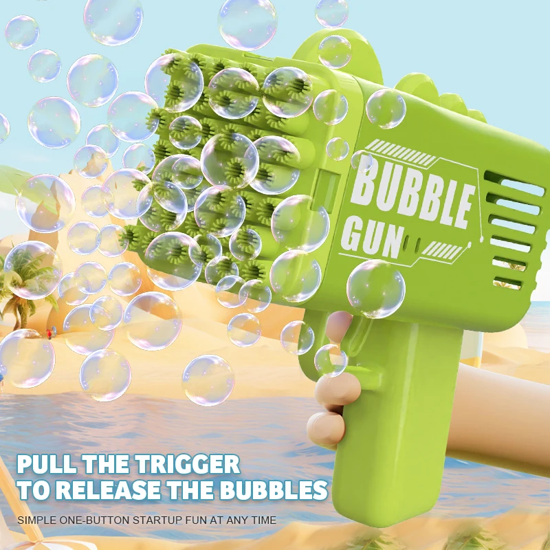 Pistola de burbujas de dinosaurio de mano eléctrica, pistola de burbujas para niños, juguete para exteriores, regalo de interacción entre padres e hijos sin batería de agua de burbujas