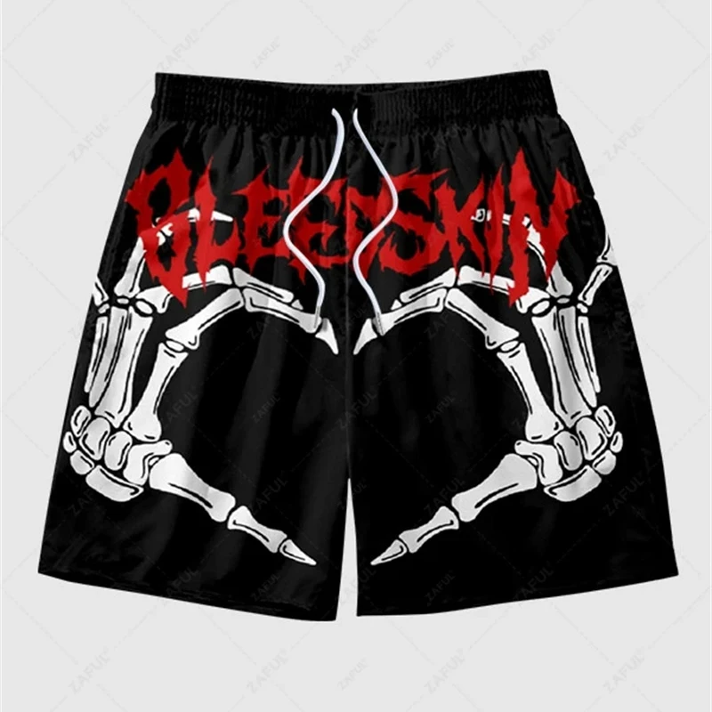 2026 Men's Hawaiian 3D Cartoon Y2K Pattern Beach Shorts Quick Dry Outdoor Leisure Sports Shorts Fashion Men's Shorts