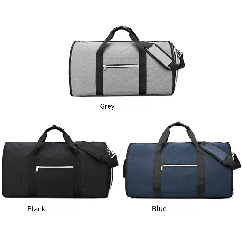 1 borsa da viaggio pieghevole di grande capacità, borsa unisex per la separazione asciutta e bagnata, borsa per scarpe indipendente borsa multifunzionale