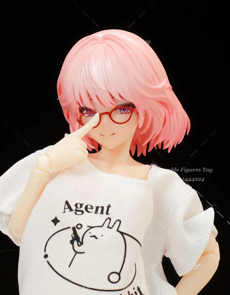 

RA-01L SNAIL SHELL 1/12 Женская одежда для отдыха Soldier Aileen, милый розовый короткошерстный полный комплект для девочек, 6-дюймовая модель экшн-фигурки