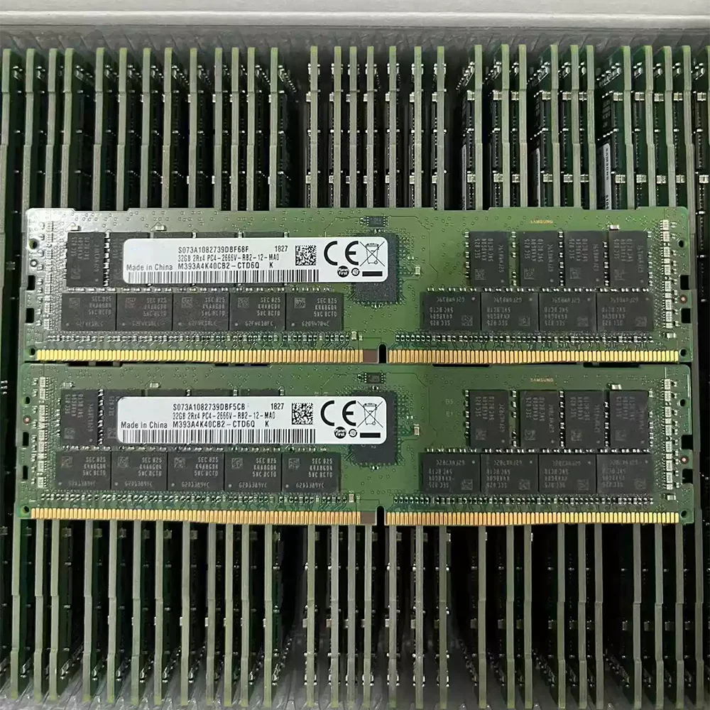 RAM 32G 2RX4 PC4-2400T DDR4 2133 2400 2666 REG ECC Memory Fast Ship High Quality