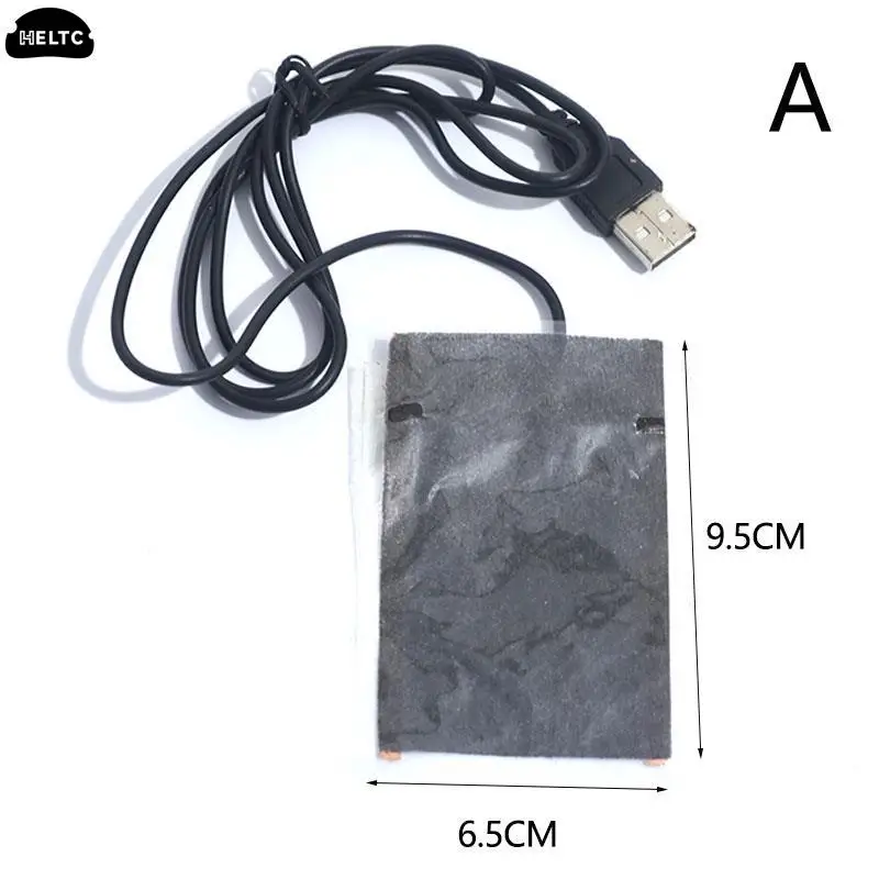 USB Heating Piece Hand Warming Film Bib Heating Piece Carbon Fiber Coaster Heating Crawling Piece Bending Resistance Heating Pad