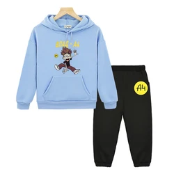 Vlad A4 Autumn girls boys Hooded Sets Fleece sweatshirt  y2k sudadera мерч а4 Lamba anime hoodie pullover kids boutique clothes