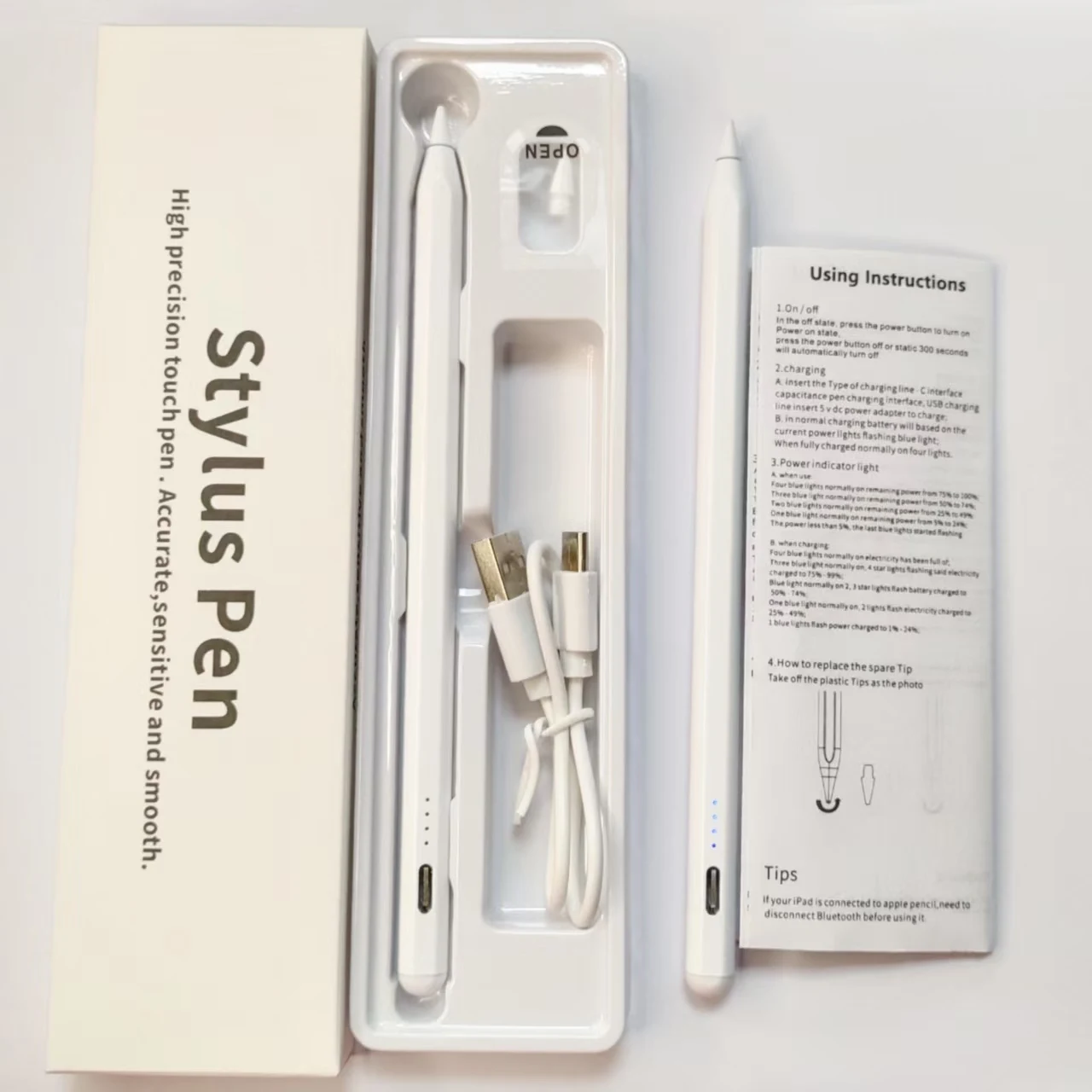 

Для Apple Pencil 2 1 Palm Rejection Power Display Аксессуары для iPad iPad 2022 2021 2020 2019 2018 Pro 11 12,9 Air Mini Stylus Pen