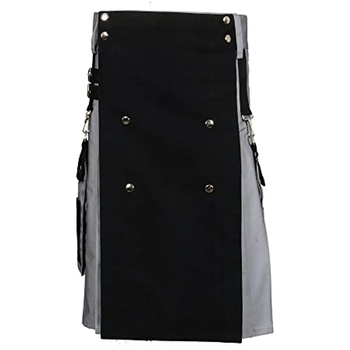 Scottish Black & Gray Two Tone Utility Kilt