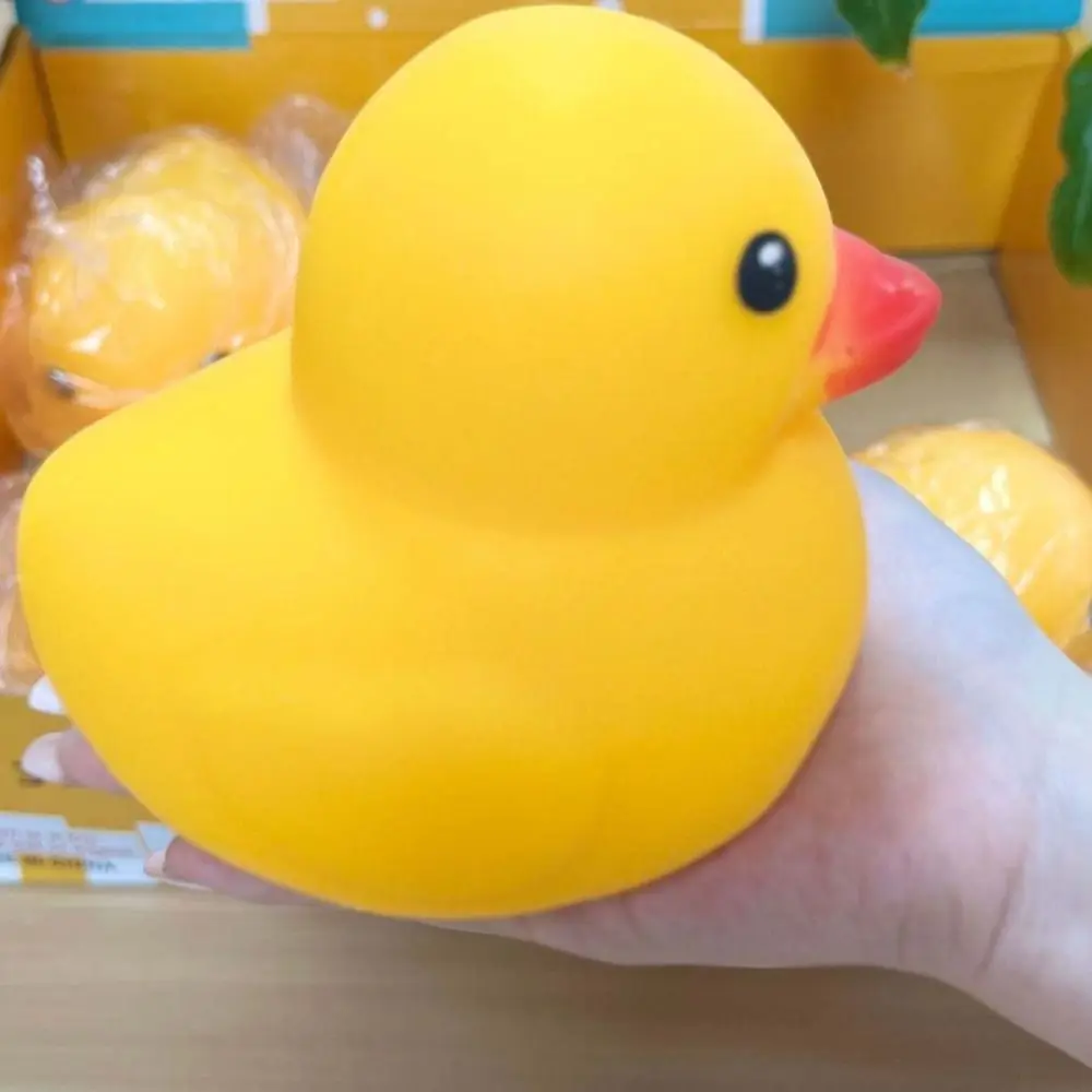 Novelty Non-Bounce Squishy Duck Soft Texture Elastic Duck Pinch Animals Yellow Sensory Stress Xmas Gift