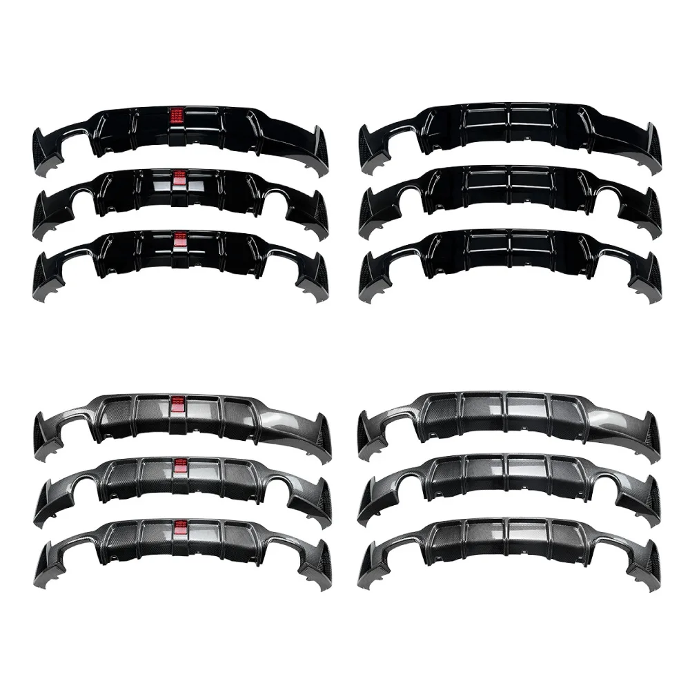 Rear Diffuser Bumper Splitter Lip For 2014-2020 Bmw 4 Series F32 F33 F36 M Sport Auto Car Tuning Exterior Parts Accessories
