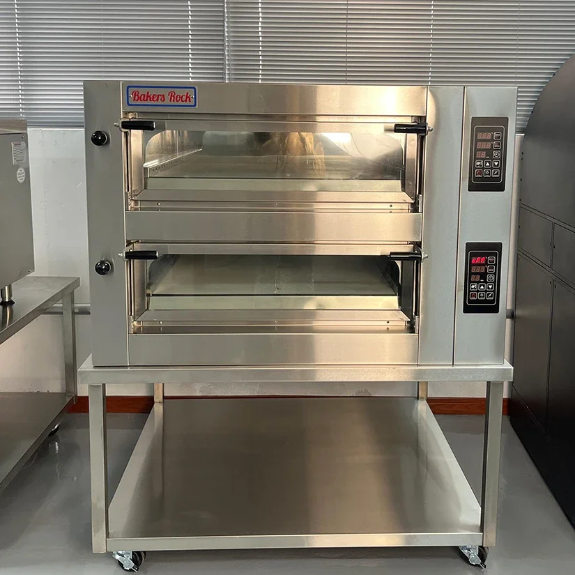 Commercial Deck Oven For Pizza Electric Gas Easy Operate Fast Baking New Deck Oven Stone For Baking Cake Bread Pizza Deck Oven