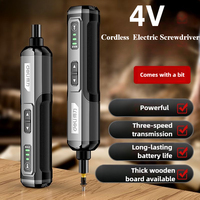 4V Mini Electric Screwdriver Set Cordless  Electric Screwdriver Three Speed Adjustment for Electronics Phone Camera Laptop