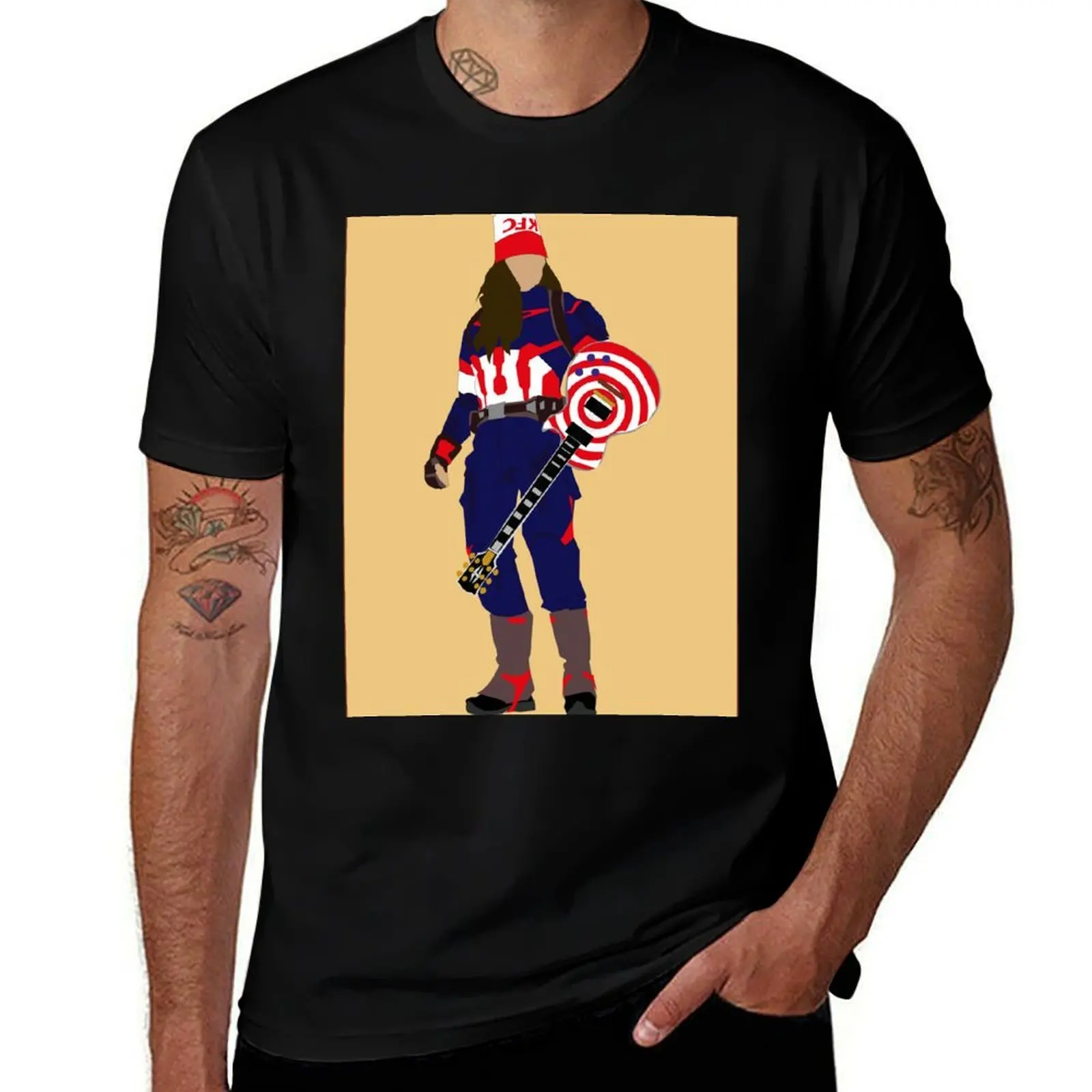 captain buckethead T-Shirt Casual Street Style Short Sleeve Tee T-Shirt