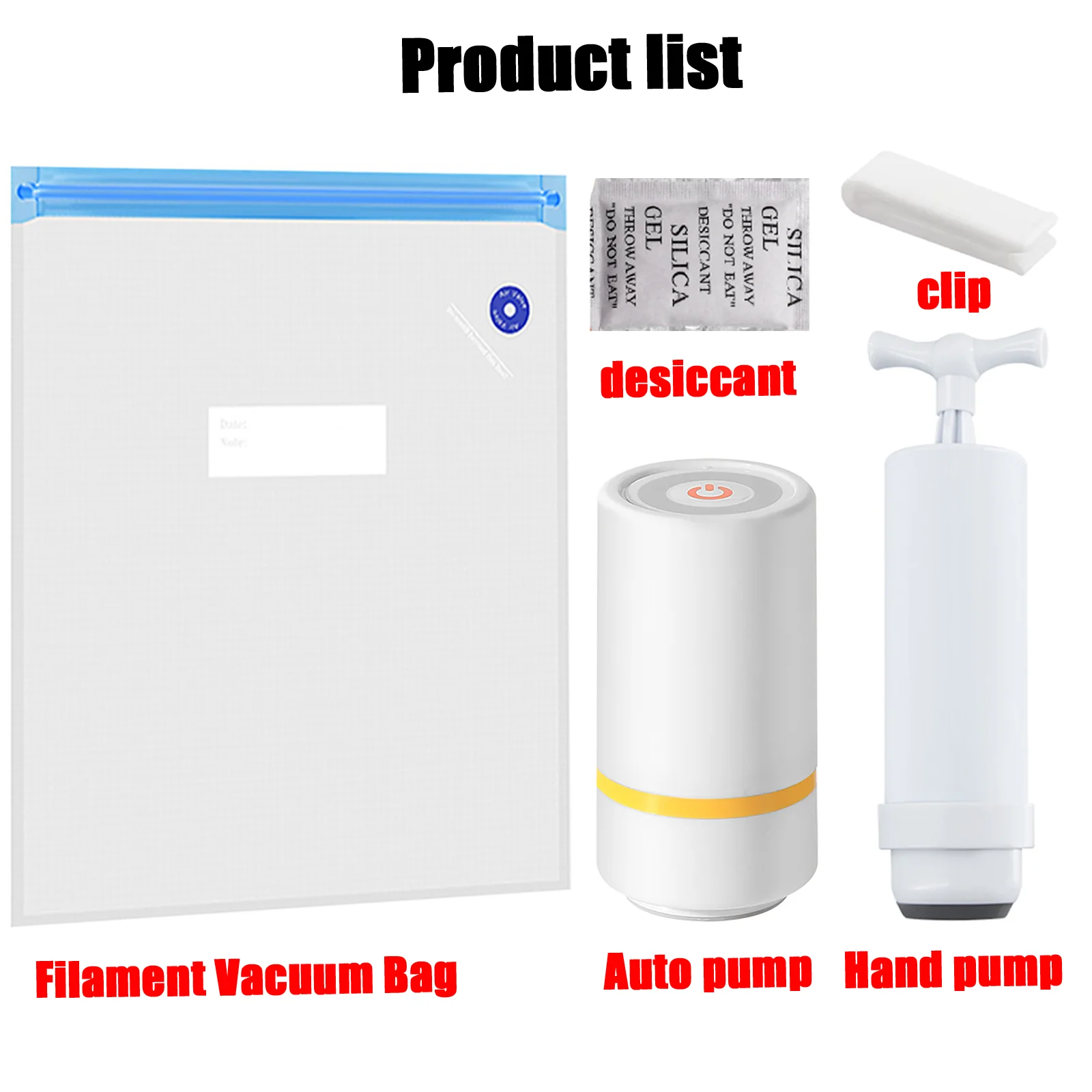 Filament Vacuum Bag With Handle Air Pump 3D Printer Filaments Storage Bag Dryer Keep PLA ABS TPU PETG 3D filament Accessories