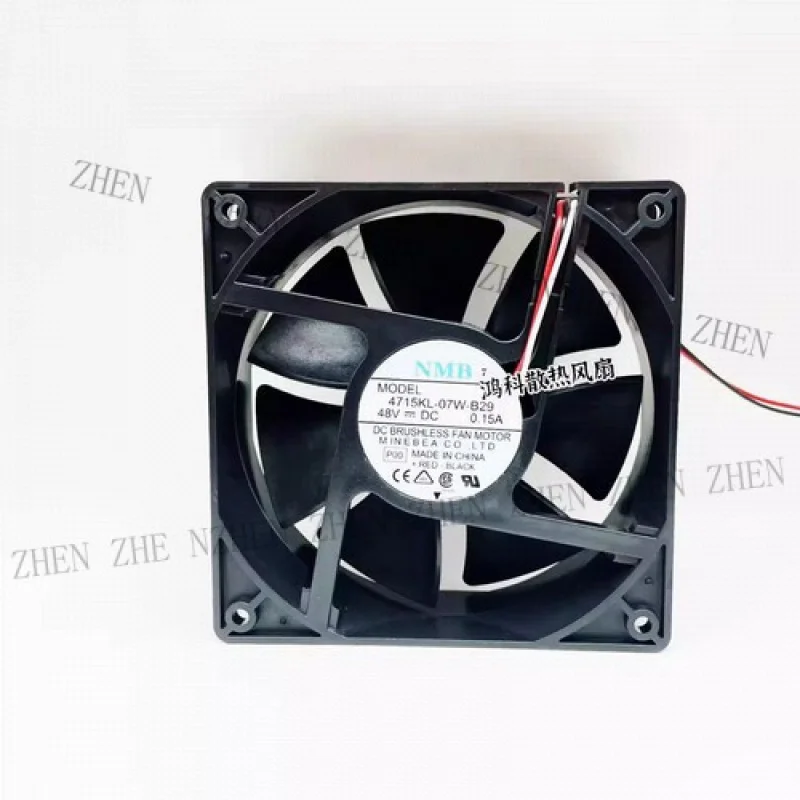 Y 4715KL-07W-B29 DC48V 0.15A 12cm 3-wire inverter cooling fan 120×120×38MM